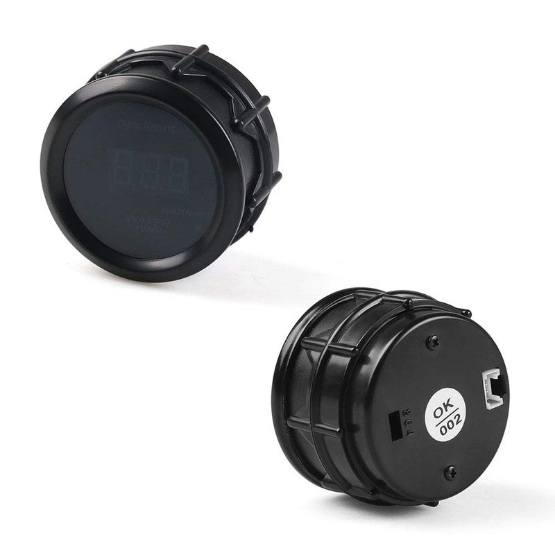 Dyno Racing Dynoracing 2'' 52MM Car Digital Blue Led Water Temperature Gauge 40-150 Celsius with Water Temp Joint Pipe Sensor Adapter 1/8NPT - Image 3